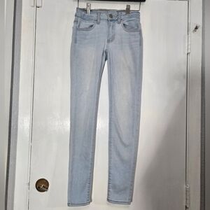 American Eagle Jeggings Light Wash Sz 00